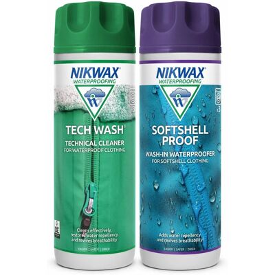 Sada nepromokavých a čisticích prostředků Nikwax - Softshell a Tech Wash Sada nepromokavých a čisticích prostředků Nikwax - Softshell a Tech Wash