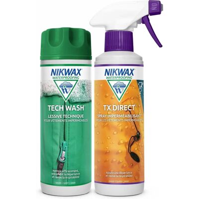 Set Impermeabilizzante Nikwax - Tech Wash & TX.Direct Spray-On Set Impermeabilizzante Nikwax - Tech Wash & TX.Direct Spray-On