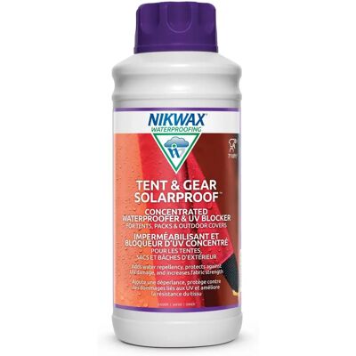 Nikwax Spray de Protection Solaire pour Tentes et Équipement - 1000ml - Publicité Nikwax Spray de Protection Solaire pour Tentes et Équipement - 1000ml - Publicité