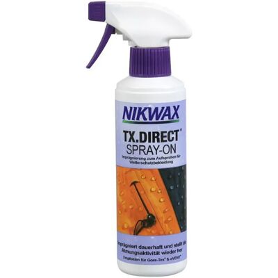 Nikwax TX.Direct Spray-On Imprägnierung - Wasserdichtes Spray Nikwax TX.Direct Spray-On Imprägnierung - Wasserdichtes Spray