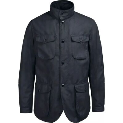 Barbour Ogston Voksjakke - Sort - Holdbart udendørs tøj Barbour Ogston Voksjakke - Sort - Holdbart udendørs tøj