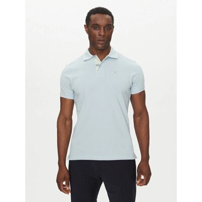 Barbour Men's Tartan Pique Polo Shirt - Niagara Mist - M - Polo Shirt Barbour Men's Tartan Pique Polo Shirt - Niagara Mist - M - Polo Shirt