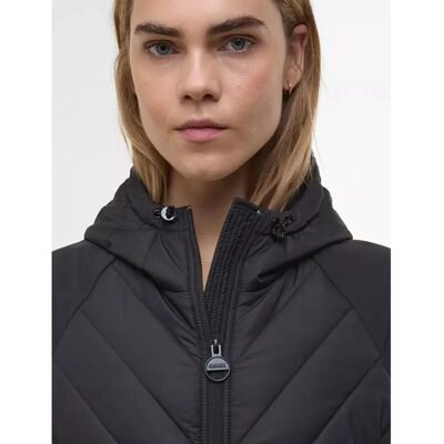 Barbour International Dakota Damen Stepp-Sweatshirt - Schwarz - UK10 EU38 US6 Barbour International Dakota Damen Stepp-Sweatshirt - Schwarz - UK10 EU38 US6