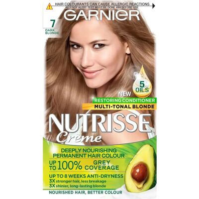 Garnier Nutrisse Blonde Hair Dye Permanent - Dark Blonde Multi-Oil Garnier Nutrisse Blonde Hair Dye Permanent - Dark Blonde Multi-Oil