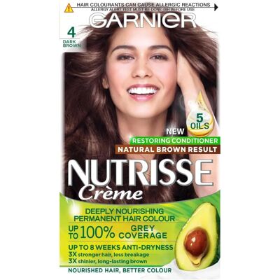 Garnier Nutrisse Deeply Nourishing Dark Brown Hair Color - Hair Color Garnier Nutrisse Deeply Nourishing Dark Brown Hair Color - Hair Color