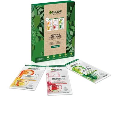 Garnier Vitamin C Niacinamide Hyaluronic Acid Sheet Mask Set - Face Care Garnier Vitamin C Niacinamide Hyaluronic Acid Sheet Mask Set - Face Care