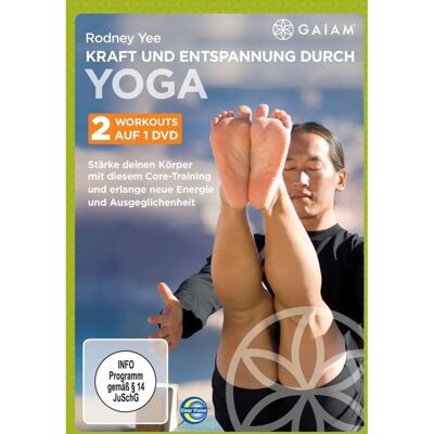 Gaiam Rodney Yee : Yoga pour Force & Détente - DVD - Publicité Gaiam Rodney Yee : Yoga pour Force & Détente - DVD - Publicité