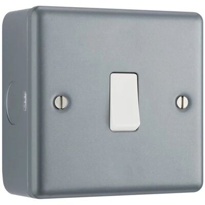 Masterplug MC512-01 - Boîtier métallique - 2 Voies - 1 Gâche - Interrupteur lumineux - Publicité Masterplug MC512-01 - Boîtier métallique - 2 Voies - 1 Gâche - Interrupteur lumineux - Publicité