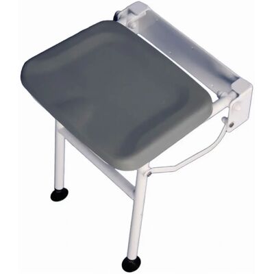 Aidapt Wall-Mounted Foldable Shower Seat - Compact White Aidapt Wall-Mounted Foldable Shower Seat - Compact White