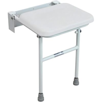 Chaise de Douche Pliable Murale Aidapt - Gris Compact - Siège de Douche - Publicité Chaise de Douche Pliable Murale Aidapt - Gris Compact - Siège de Douche - Publicité