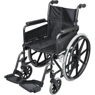 Aidapt Deluxe Self Propelled Steel Wheelchair - Hammered Effect - Compact Aidapt Deluxe Self Propelled Steel Wheelchair - Hammered Effect - Compact