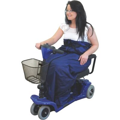 Aidapt Fleece Lined Waterproof Leg And Lower Body Mobility Scooter Cosy - Waterproof Blue Aidapt Fleece Lined Waterproof Leg And Lower Body Mobility Scooter Cosy - Waterproof Blue