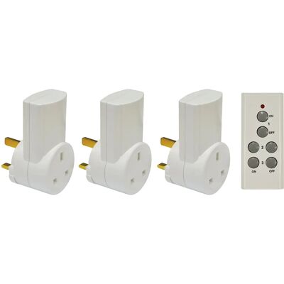 Eagle E304ad Remote Control Mains Socket Set - Switches Appliances Eagle E304ad Remote Control Mains Socket Set - Switches Appliances