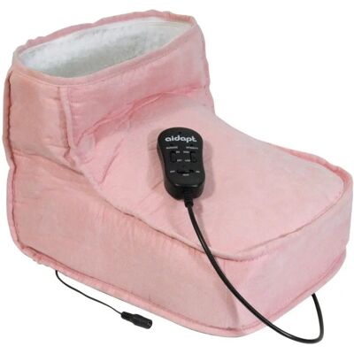 Masajeador de pies vibratorio rosa Aidapt - calor, mando, talla 15 Masajeador de pies vibratorio rosa Aidapt - calor, mando, talla 15