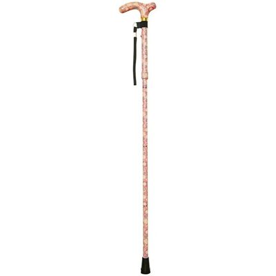 Aidapt Pastel Floral Walking Stick - Support & Foldable Aidapt Pastel Floral Walking Stick - Support & Foldable