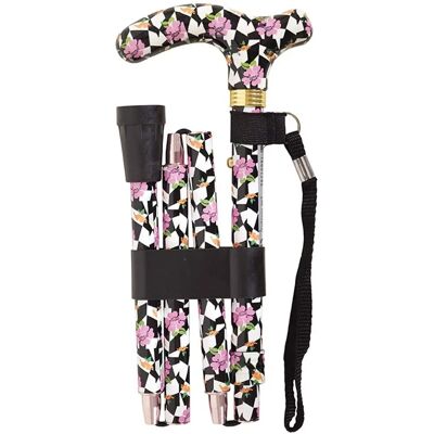 Aidapt Broadway Deluxe Folding Walking Cane - Walking Cane Aidapt Broadway Deluxe Folding Walking Cane - Walking Cane