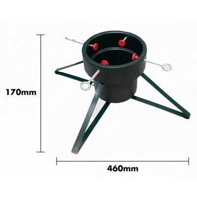 Sthelens Model 7ft Metal Christmas Tree Stand - Water Tank, Heavy Duty Sthelens Model 7ft Metal Christmas Tree Stand - Water Tank, Heavy Duty