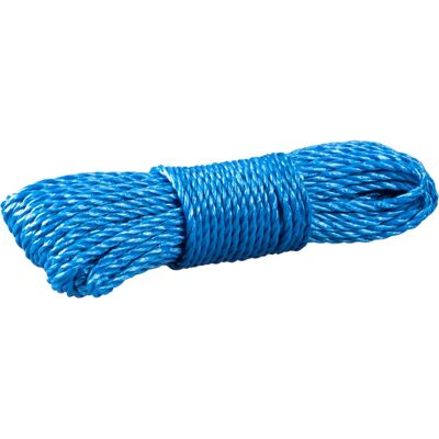 STHELENS - 20m Rope Line - Blue - Heavy Duty - Clothes Line STHELENS - 20m Rope Line - Blue - Heavy Duty - Clothes Line