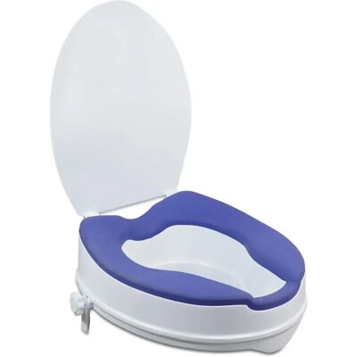 Aidapt - 4in Raised Toilet Seat - With Lid - Toilet Seat Aidapt - 4in Raised Toilet Seat - With Lid - Toilet Seat