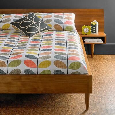 Orla Kiely Scribble Stem Cotton Duvet Cover - Bedding Set Orla Kiely Scribble Stem Cotton Duvet Cover - Bedding Set
