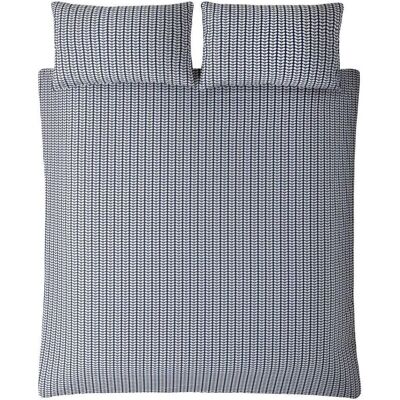 Orla Kiely Tiny Stem Whale Blue Cotton Duvet Cover Orla Kiely Tiny Stem Whale Blue Cotton Duvet Cover