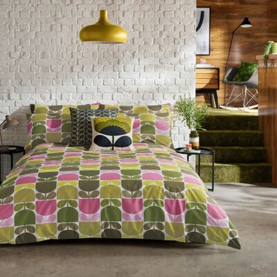 Orla Kiely Block Stem Baumwollbettwäsche - Bettwäsche-Set Orla Kiely Block Stem Baumwollbettwäsche - Bettwäsche-Set
