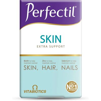 Vitabiotics Perfectil Plus Skin - 28 Comprimés + 28 Capsules - Complément Alimentaire - Publicité Vitabiotics Perfectil Plus Skin - 28 Comprimés + 28 Capsules - Complément Alimentaire - Publicité