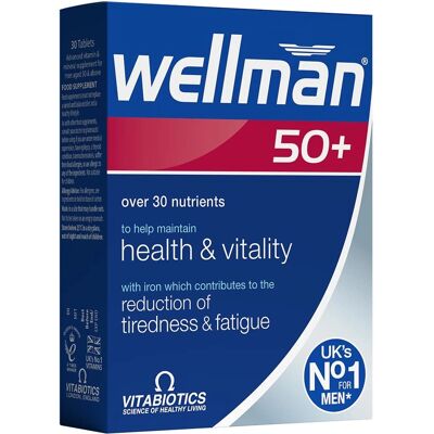 Vitabiotics Wellman 50+ Δισκία (30 τμχ) Vitabiotics Wellman 50+ Δισκία (30 τμχ)