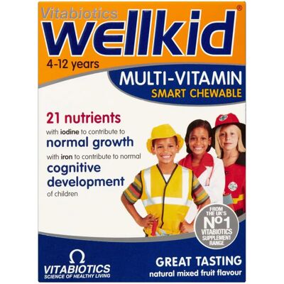 Vitabiotics Wellkid Smarte Kaubtabletten (30 Stk.) Vitabiotics Wellkid Smarte Kaubtabletten (30 Stk.)