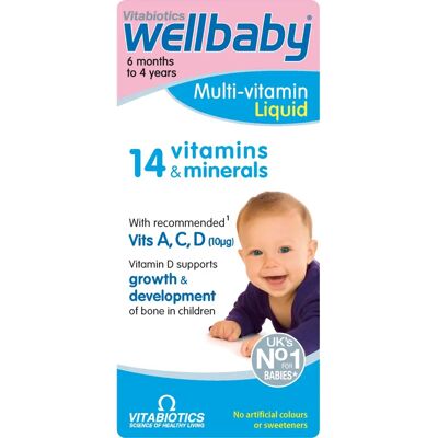 Vitabiotics Wellkid Calcium Liquid - Supports Bone Growth - 150ml Vitabiotics Wellkid Calcium Liquid - Supports Bone Growth - 150ml