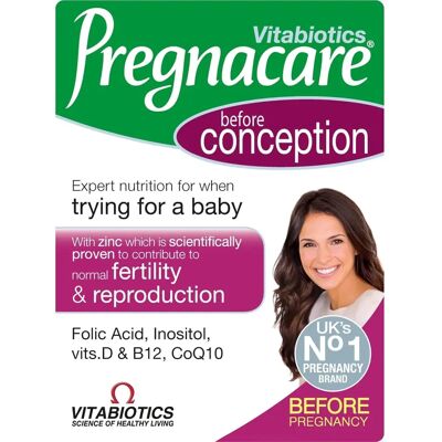 Vitabiotics Pregnacare Before Conception - 30 Tablets Vitabiotics Pregnacare Before Conception - 30 Tablets