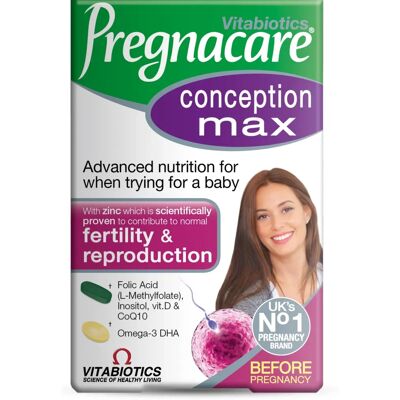 Vitabiotics Pregnacare Conception Max - Multivitamin for Reproductive Support Vitabiotics Pregnacare Conception Max - Multivitamin for Reproductive Support