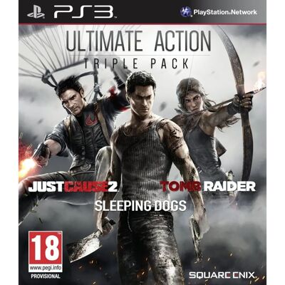 Paquete Triple de Acción Definitivo: Just Cause 2 + Sleeping Dogs + Tomb Raider (PS3) Paquete Triple de Acción Definitivo: Just Cause 2 + Sleeping Dogs + Tomb Raider (PS3)