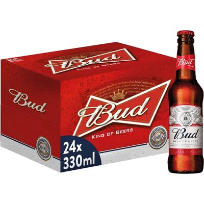 Budweiser 24 Bottiglie - Birra Budweiser 24 Bottiglie - Birra