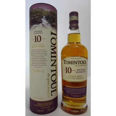 Tomintoul 10 Jaar Speyside Single Malt Whisky - Whisky Tomintoul 10 Jaar Speyside Single Malt Whisky - Whisky