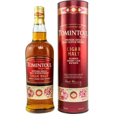 Tomintoul Cigar Malt Speyside Single Malt Scotch Whisky - Reiches Sherry-Aroma Tomintoul Cigar Malt Speyside Single Malt Scotch Whisky - Reiches Sherry-Aroma