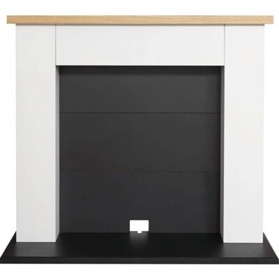 Adam Chester Electric Stove Fireplace - 39 Inch - Pure White Adam Chester Electric Stove Fireplace - 39 Inch - Pure White