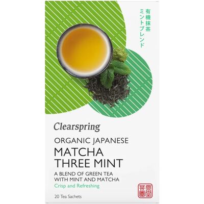 Clearspring - Japansk Matcha Three Mint - Økologisk - Te Clearspring - Japansk Matcha Three Mint - Økologisk - Te