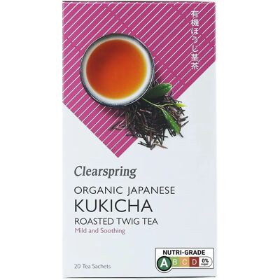 Té Kukicha Orgánico de Ramitas Tostadas - 20 bolsas Té Kukicha Orgánico de Ramitas Tostadas - 20 bolsas