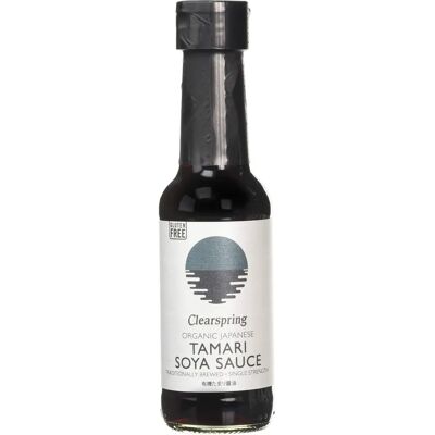 Clearspring Bio Tamari Sojasauce - 150ml - Japanisch, Glutenfrei Clearspring Bio Tamari Sojasauce - 150ml - Japanisch, Glutenfrei