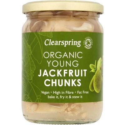 Clearspring Økologisk Ung Jackfrukt i saltlake 500g - Mat Clearspring Økologisk Ung Jackfrukt i saltlake 500g - Mat