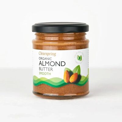 Clearspring Økologisk Mandelsmør - Cremet, Vegansk, Uten Sukker Clearspring Økologisk Mandelsmør - Cremet, Vegansk, Uten Sukker