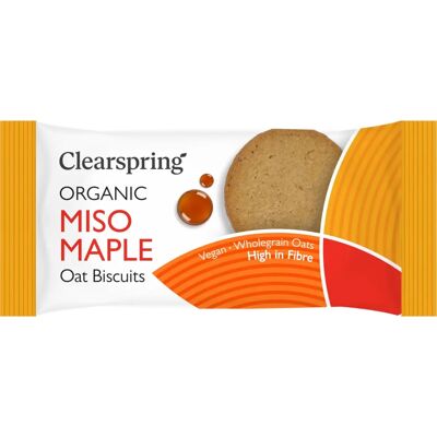 Clearspring Miso Maple Havrekjeks - Kjeks Clearspring Miso Maple Havrekjeks - Kjeks