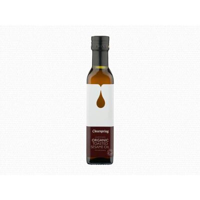 Clearspring Organic Toasted Sesame Oil - 250ml - Sesame Oil Clearspring Organic Toasted Sesame Oil - 250ml - Sesame Oil