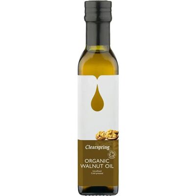 Clearspring Økologisk Ristet Valnøttolje - 250ml Clearspring Økologisk Ristet Valnøttolje - 250ml