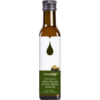 Clearspring - Organic Italian EVOO - 250ml - Italy - Olive Oil Clearspring - Organic Italian EVOO - 250ml - Italy - Olive Oil