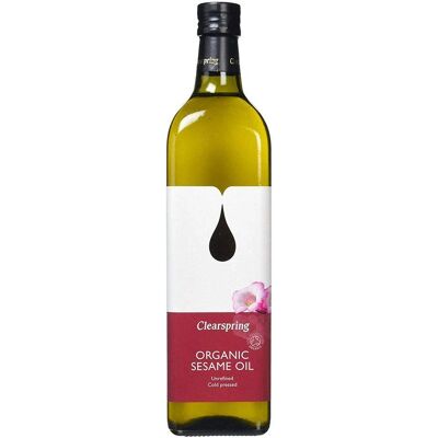 Clearspring Organic Sesame Oil - 1 Litre - Sesame Oil Clearspring Organic Sesame Oil - 1 Litre - Sesame Oil
