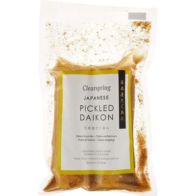 Clearspring Takuan Japonais - Radis Daikon Mariné - 100g - Publicité Clearspring Takuan Japonais - Radis Daikon Mariné - 100g - Publicité