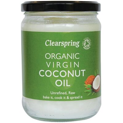 Ulei de Cocos Virgin Organic Clearspring - 400g - Ulei de Cocos Ulei de Cocos Virgin Organic Clearspring - 400g - Ulei de Cocos