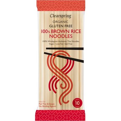Clearspring Organic Brown Rice Noodles - Gluten-Free, Versatile, Quick Clearspring Organic Brown Rice Noodles - Gluten-Free, Versatile, Quick
